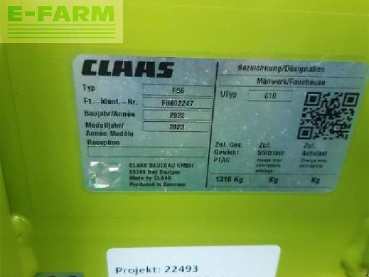 Mower CLAAS mähwerk disco 3600 c contour: picture 8