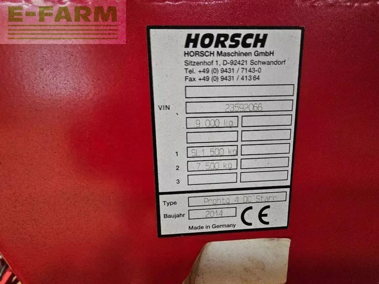 Horsch pronto 4 dc - Combine seed drill: picture 4 Horsch pronto 4 dc - Combine seed drill: picture 4