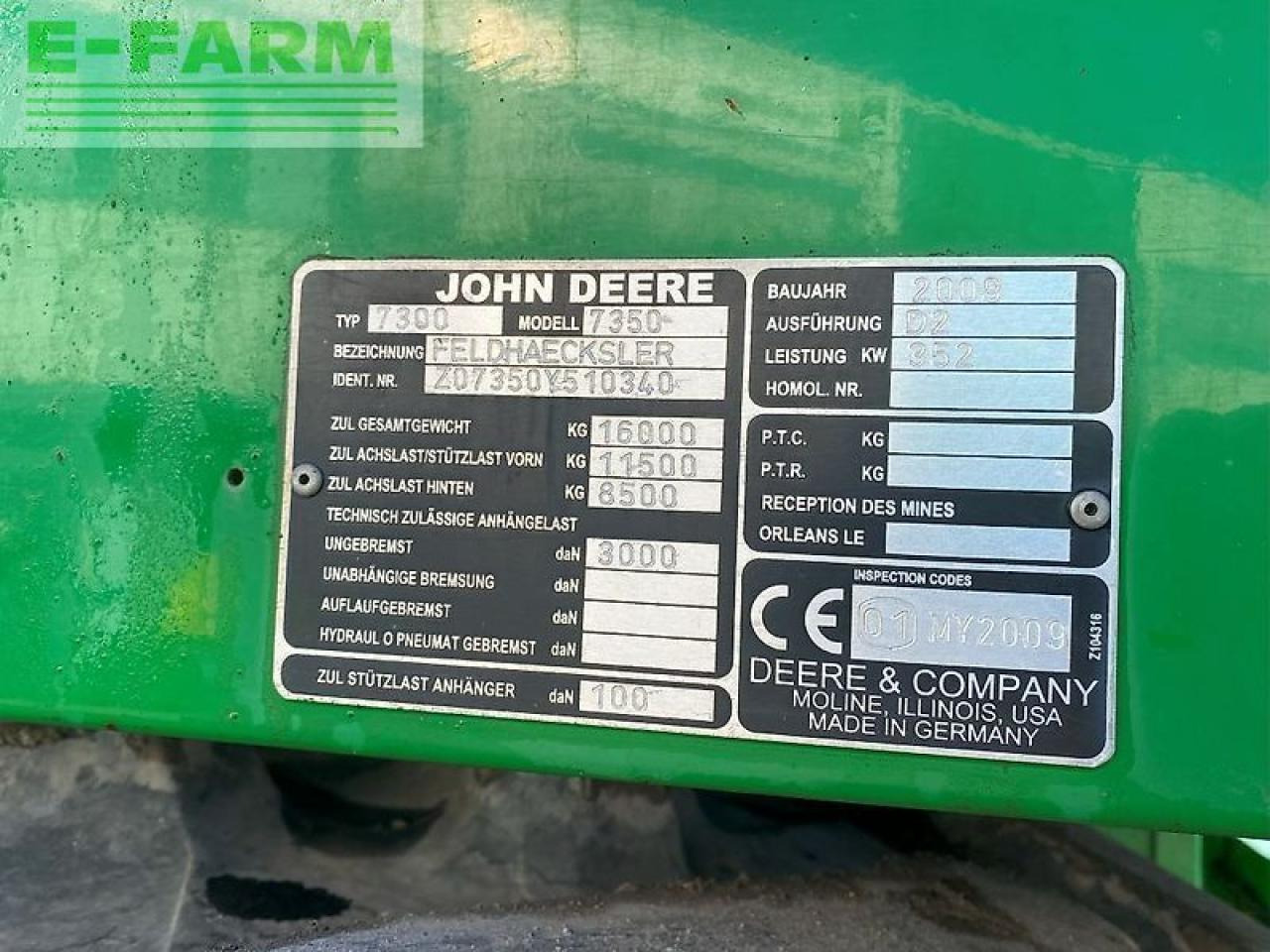Forage harvester John Deere 7350i: picture 16