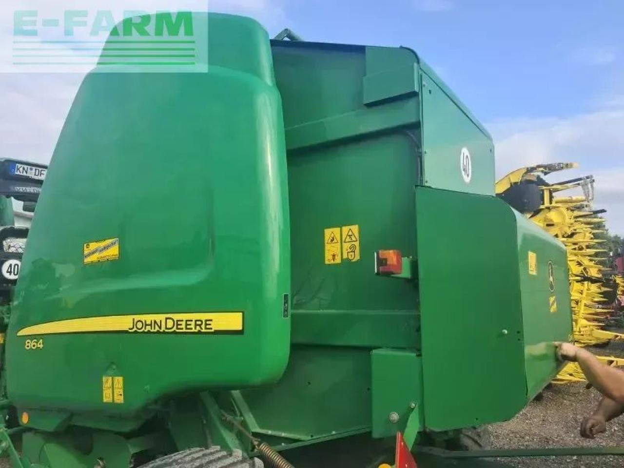 Square baler John Deere 864 premium: picture 9