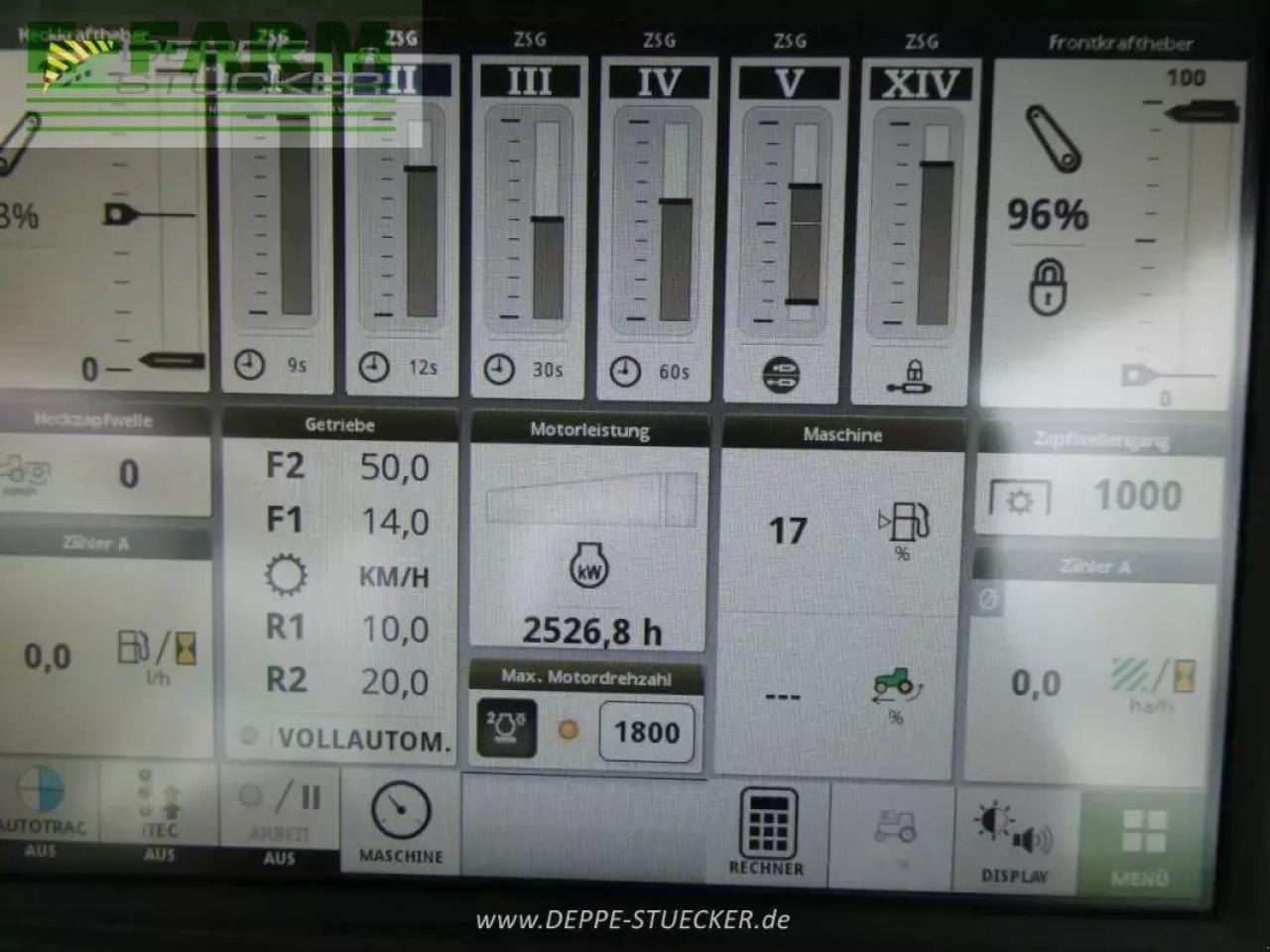 Farm tractor John Deere 8r 370: picture 26