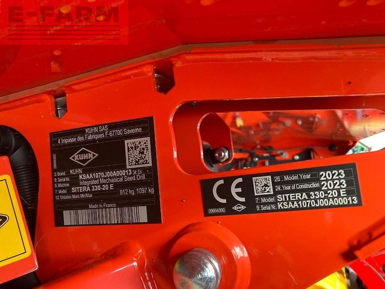 Seed drill Kuhn sitera330-20e: picture 13