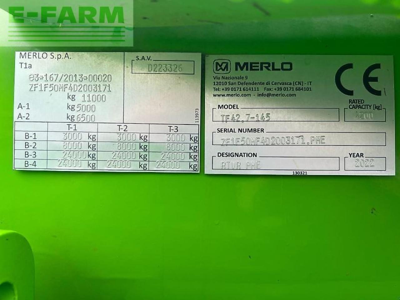 Telescopic handler Merlo geb. teleskoplader merlo tf 42: picture 25