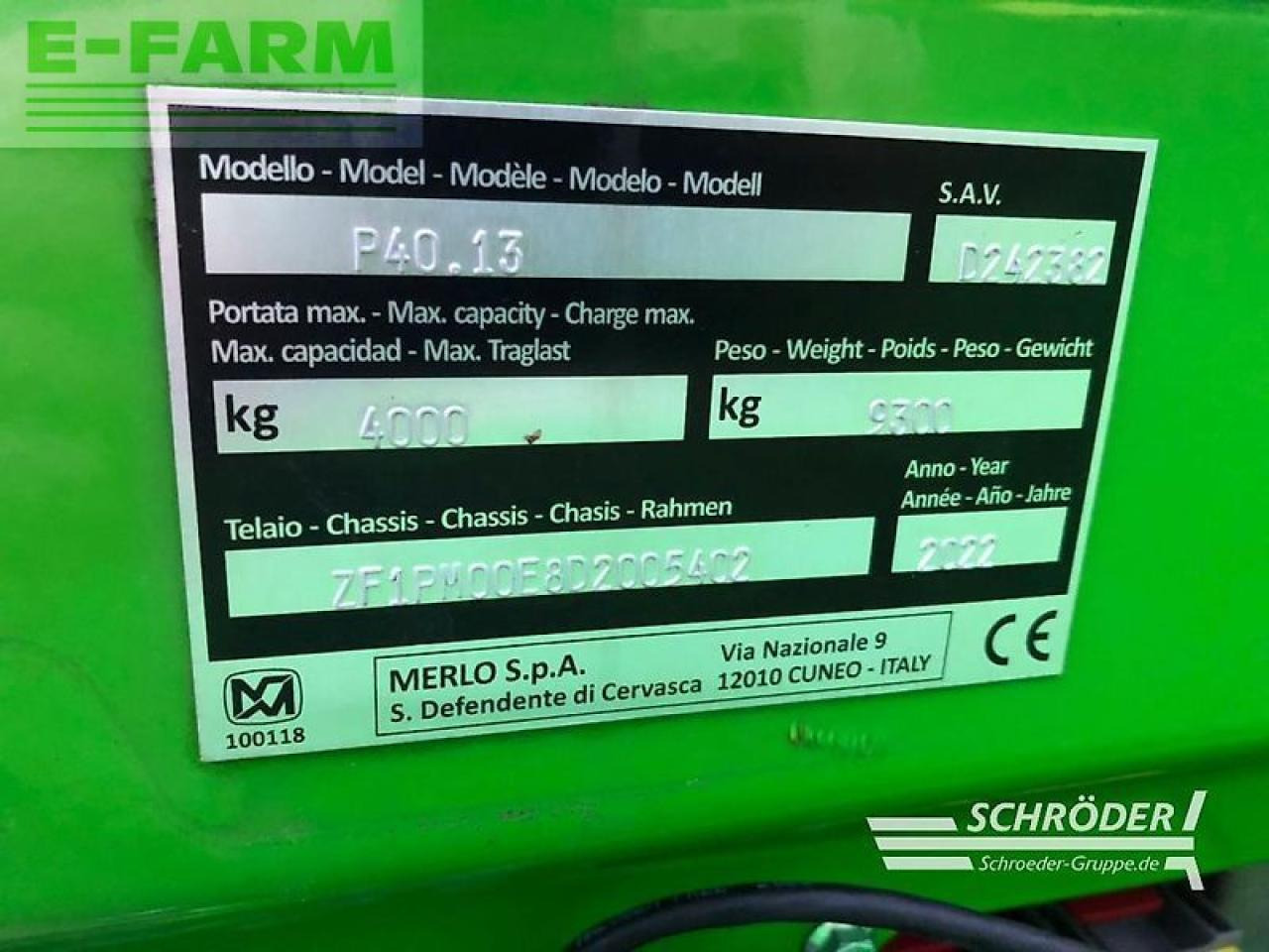 Merlo p 40.13 - Telescopic handler: picture 5 Merlo p 40.13 - Telescopic handler: picture 5