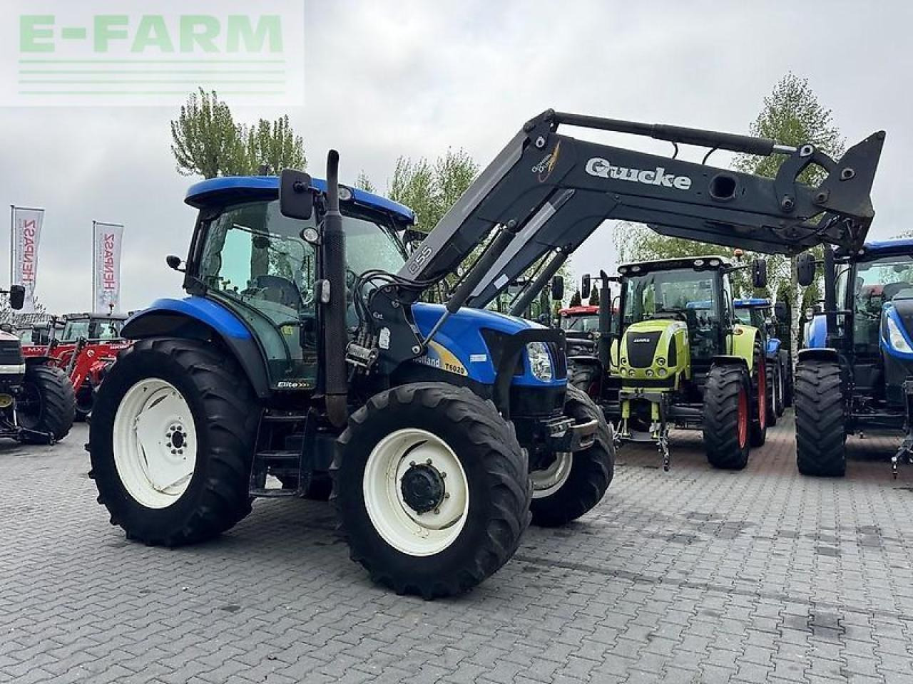 New Holland t6020 elite + quicke q55 Elite - Farm tractor: picture 4 New Holland t6020 elite + quicke q55 Elite - Farm tractor: picture 4