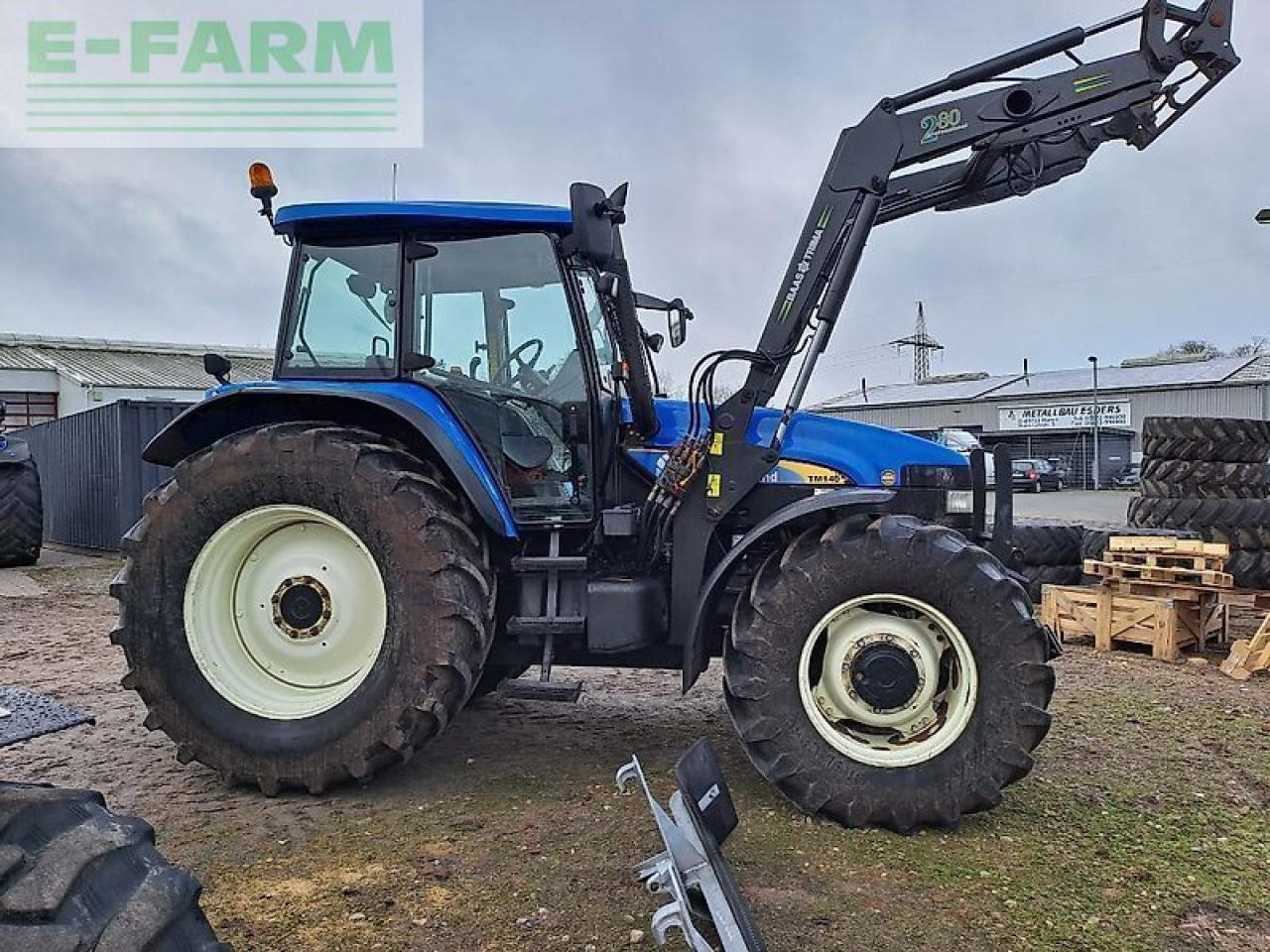 New Holland tm 140 - Farm tractor: picture 2 New Holland tm 140 - Farm tractor: picture 2