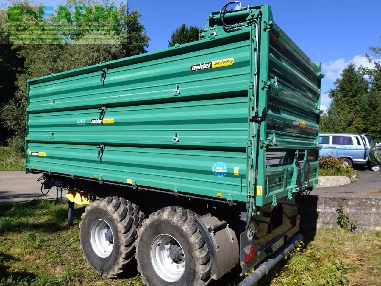 Oehler tdk 160, 16to, hydr. rückwand - Farm tipping trailer/ Dumper: picture 1 Oehler tdk 160, 16to, hydr. rückwand - Farm tipping trailer/ Dumper: picture 1