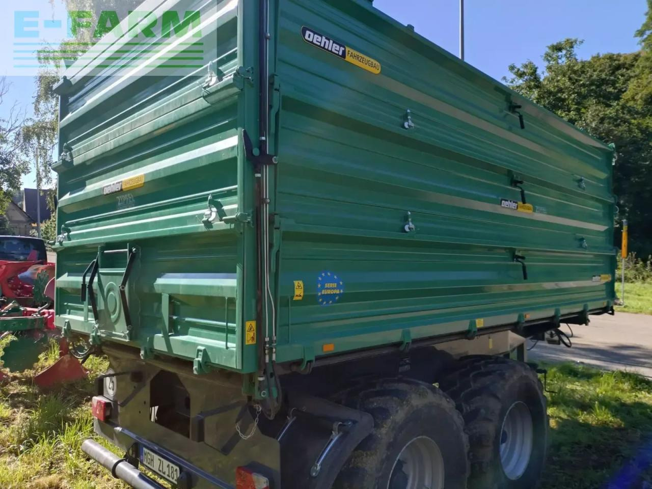 Oehler tdk 160, 16to, hydr. rückwand - Farm tipping trailer/ Dumper: picture 3 Oehler tdk 160, 16to, hydr. rückwand - Farm tipping trailer/ Dumper: picture 3