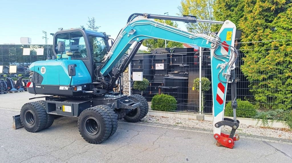 Wheel excavator Bobcat Mobilbagger E 57 W, Schnellwechsler MS08, Allrad: picture 6