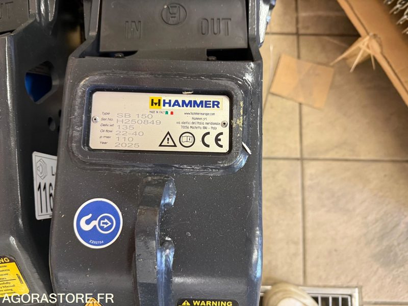 BRH HAMMER SB 150 Pelles de 1.5T - 3.8T NEUF - Hydraulic hammer: picture 4 BRH HAMMER SB 150 Pelles de 1.5T - 3.8T NEUF - Hydraulic hammer: picture 4