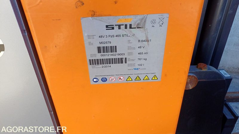 Chariot retractable (Cat.5 R489) STILL FM-X 10 3800H (C649) - Electric forklift: picture 2 Chariot retractable (Cat.5 R489) STILL FM-X 10 3800H (C649) - Electric forklift: picture 2