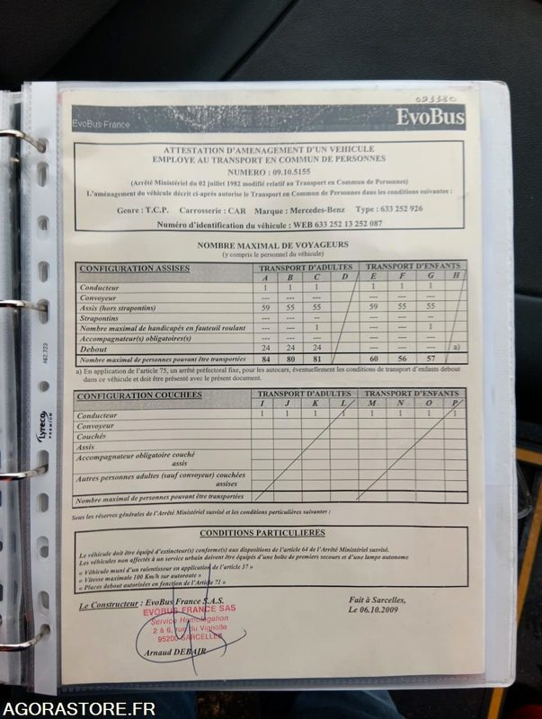 MERCEDES INTOURO N°093380 - School bus: picture 3 MERCEDES INTOURO N°093380 - School bus: picture 3