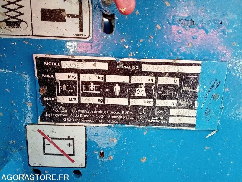 Nacelle electrique à ciseaux JLG 2030ES - Aerial platform: picture 4 Nacelle electrique à ciseaux JLG 2030ES - Aerial platform: picture 4