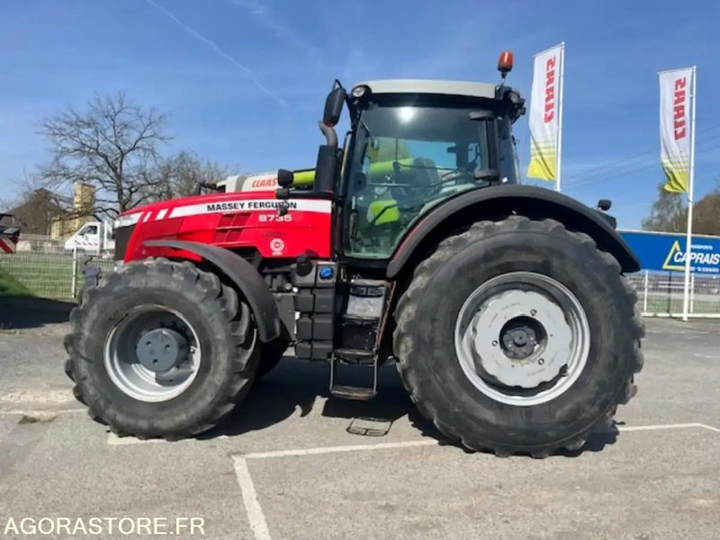 TRACTEUR AGRICOLE MASSEY FERGUSON 8735 DYNA-VT EXCLUSIVE - 2017 / 3600 HEURES - Farm tractor: picture 2 TRACTEUR AGRICOLE MASSEY FERGUSON 8735 DYNA-VT EXCLUSIVE - 2017 / 3600 HEURES - Farm tractor: picture 2
