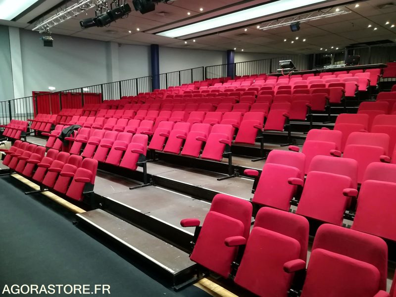 Tribune Samia Systema 2000 - 244 places (gradin salle de spectacle / théâtre) - Tool/ Equipment: picture 1 Tribune Samia Systema 2000 - 244 places (gradin salle de spectacle / théâtre) - Tool/ Equipment: picture 1