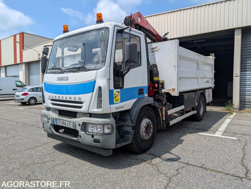 CAMION 4X2 BENNE / GRUE AUXILLIAIRE IVECO EUROCARGO - Truck: picture 4 CAMION 4X2 BENNE / GRUE AUXILLIAIRE IVECO EUROCARGO - Truck: picture 4