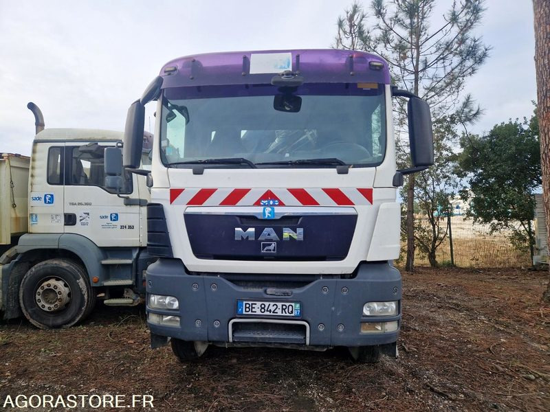 CAMION BIBENNE GRUE 24 TONNES MAN TGS 26.360 - BE842RQ - 2010 - 394 791 KM - Truck: picture 1 CAMION BIBENNE GRUE 24 TONNES MAN TGS 26.360 - BE842RQ - 2010 - 394 791 KM - Truck: picture 1