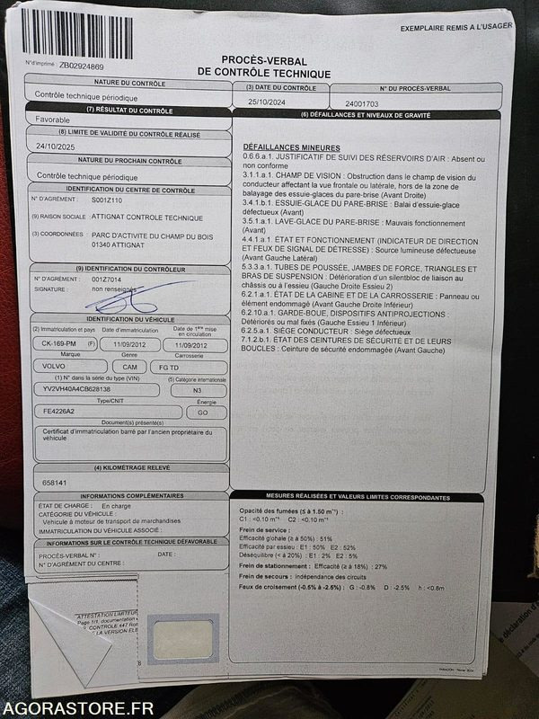 Porteur Volvo frigo - Truck: picture 4 Porteur Volvo frigo - Truck: picture 4