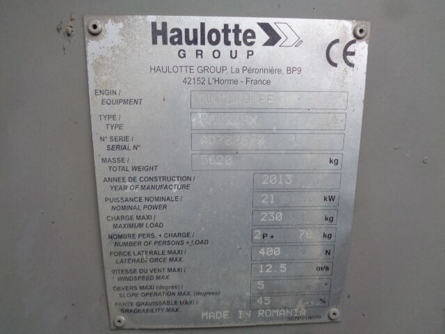 Haulotte HA120 - Articulated boom: picture 3 Haulotte HA120 - Articulated boom: picture 3