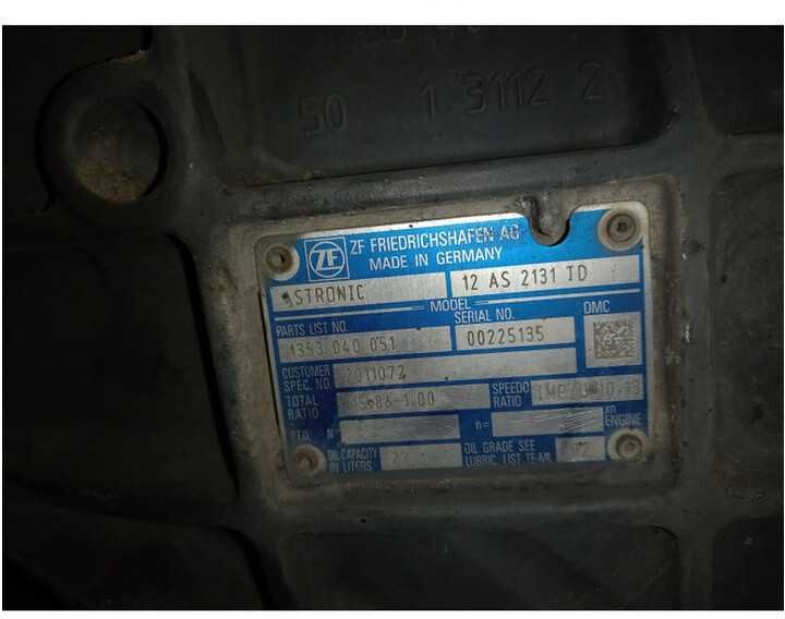 DAF XF106 EURO6 - Gearbox for Truck: picture 5 DAF XF106 EURO6 - Gearbox for Truck: picture 5