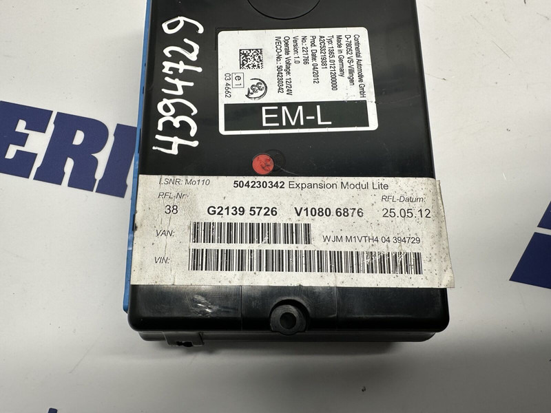 Iveco Eurocargo - ECU for Truck: picture 4 Iveco Eurocargo - ECU for Truck: picture 4