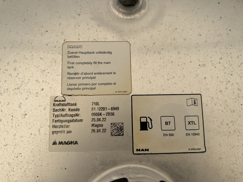 Fuel tank for Truck MAN 710L fuel tank: picture 8