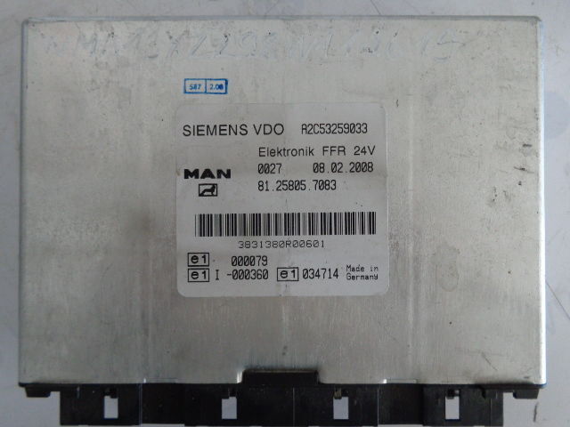 MAN FFR (WORLDWIDE DELIVERY) - ECU for Truck: picture 1 MAN FFR (WORLDWIDE DELIVERY) - ECU for Truck: picture 1