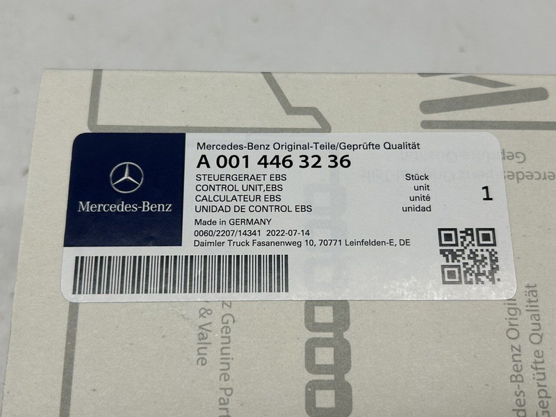 Mercedes-Benz BRAND NEW OEM EBS - ECU for Truck: picture 4 Mercedes-Benz BRAND NEW OEM EBS - ECU for Truck: picture 4