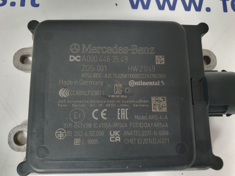 Mercedes-Benz distance radar sensor - ECU for Truck: picture 2 Mercedes-Benz distance radar sensor - ECU for Truck: picture 2