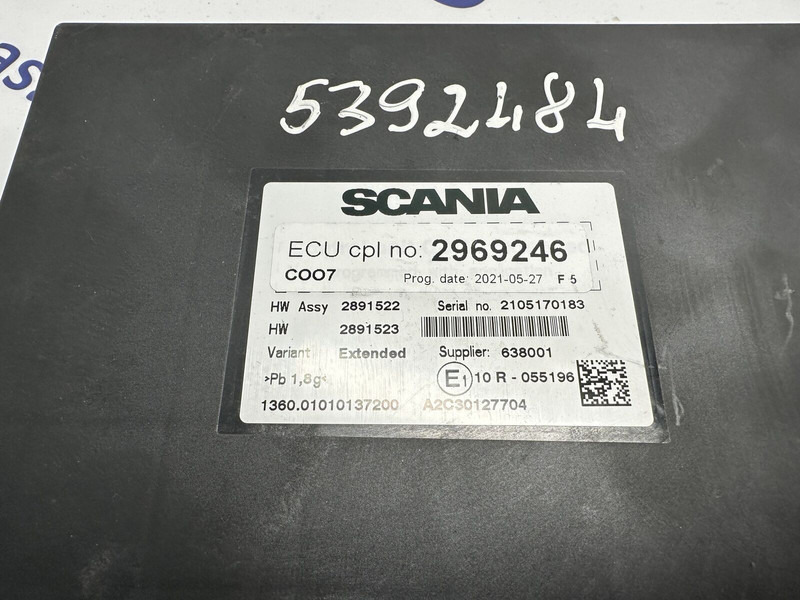 Scania DC13 115 EURO 6 engine start set, ignition set - ECU for Truck: picture 3 Scania DC13 115 EURO 6 engine start set, ignition set - ECU for Truck: picture 3