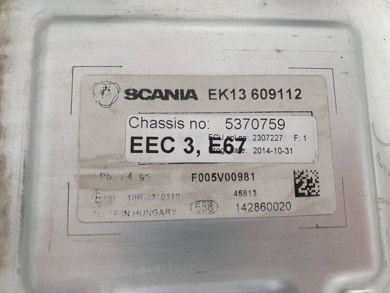Scania EEC 3 control unit - ECU for Truck: picture 3 Scania EEC 3 control unit - ECU for Truck: picture 3