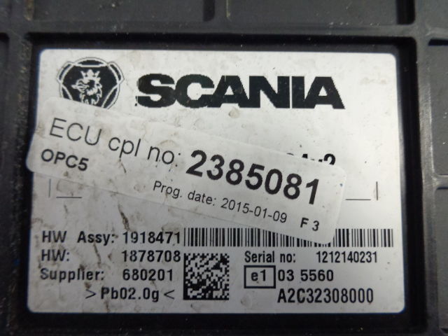 Scania OPC5 2385081, 1918471, 1878708 - ECU for Truck: picture 4 Scania OPC5 2385081, 1918471, 1878708 - ECU for Truck: picture 4