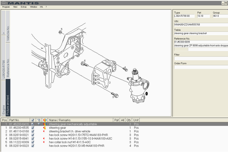 Steering gear for Truck ZF TGA TGX: picture 9