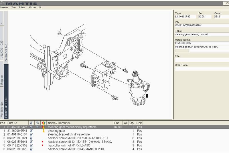 Steering gear for Truck ZF TGA TGX: picture 8