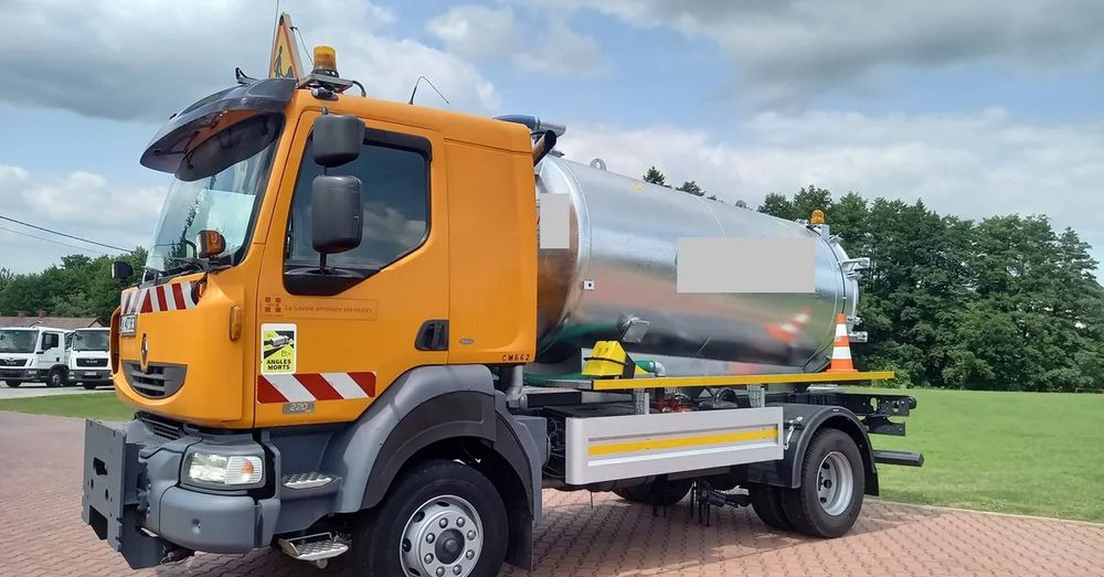 Vacuum truck Renault MIDLUM 4X4 ALLOARD 4 WD ASENIZACJA: picture 1
