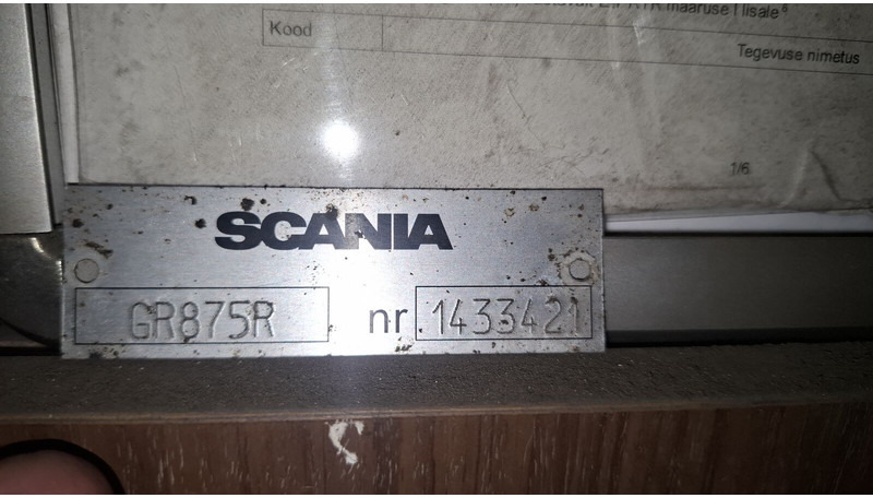 Scania BUS -GR875R . GRSO 905R. - Gearbox: picture 5 Scania BUS -GR875R . GRSO 905R. - Gearbox: picture 5