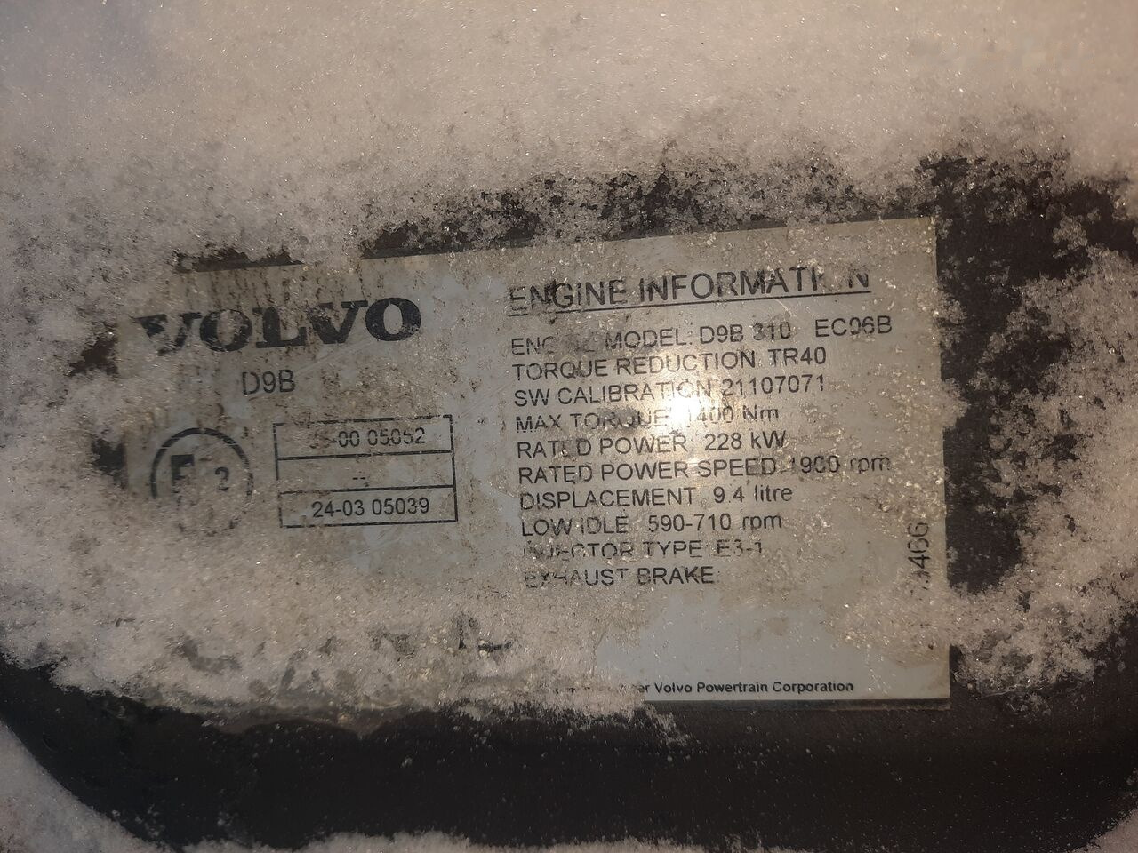 Volvo D9B380/ D9B-360 .G9A-300 D9B310. D9A.-340 Volvo B9m - Engine for Bus: picture 1 Volvo D9B380/ D9B-360 .G9A-300 D9B310. D9A.-340 Volvo B9m - Engine for Bus: picture 1
