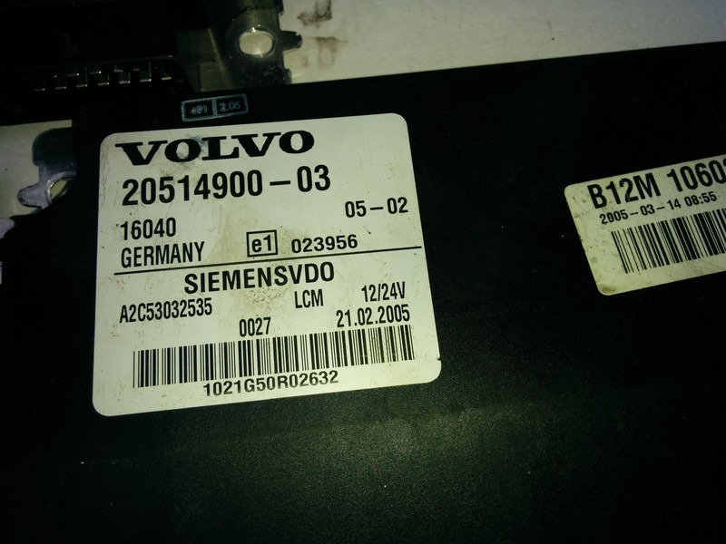 Volvo Siemts VDO 20514900-03 20569213-P03. 20744283-01. 20865208-02. - ECU: picture 4 Volvo Siemts VDO 20514900-03 20569213-P03. 20744283-01. 20865208-02. - ECU: picture 4
