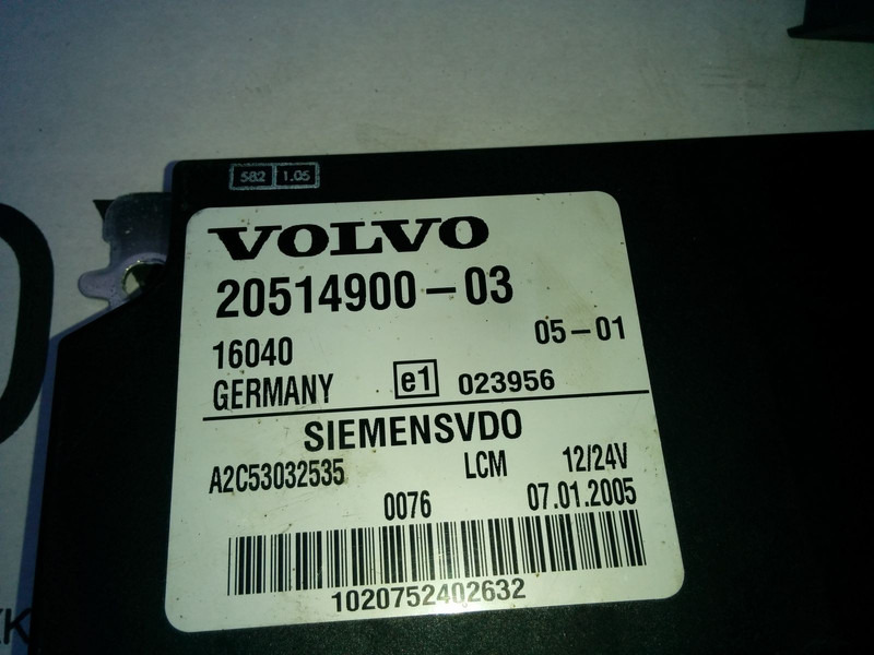 Volvo Siemts VDO 20514900-03 20569213-P03. 20744283-01. 20865208-02. - ECU: picture 3 Volvo Siemts VDO 20514900-03 20569213-P03. 20744283-01. 20865208-02. - ECU: picture 3