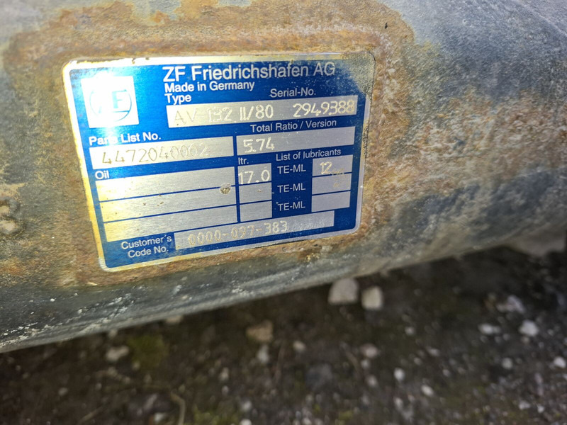 ZF Eaton Неоплан 660.4.22 Мерседес 407. Citara-2.84 DAF-1339G.2.93 - Rear axle: picture 2 ZF Eaton Неоплан 660.4.22 Мерседес 407. Citara-2.84 DAF-1339G.2.93 - Rear axle: picture 2