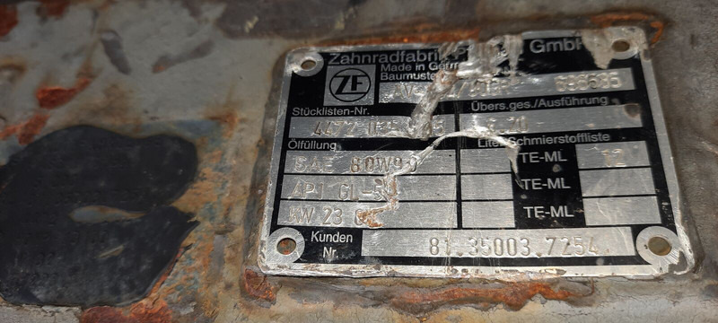 ZF Eaton Неоплан 660.4.22 Мерседес 407. Citara-2.84 DAF-1339G.2.93 - Rear axle: picture 4 ZF Eaton Неоплан 660.4.22 Мерседес 407. Citara-2.84 DAF-1339G.2.93 - Rear axle: picture 4