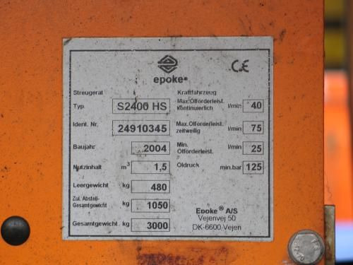 S 2400 Streuer - Sand/ Salt spreader: picture 4 S 2400 Streuer - Sand/ Salt spreader: picture 4