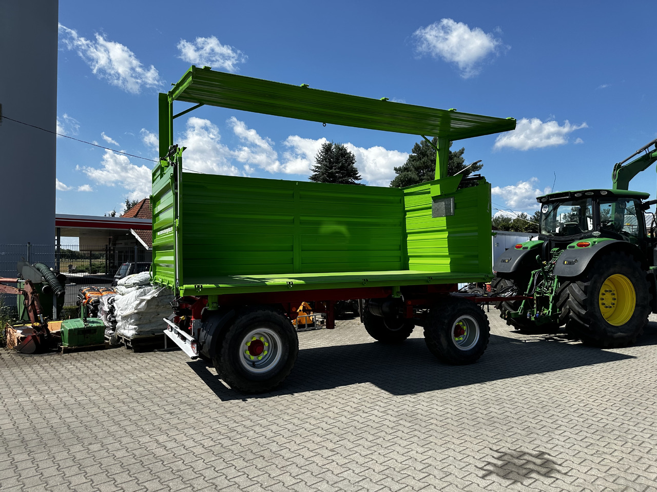 Farm tipping trailer/ Dumper Conow HW 180 V 9 3 strony wywrot 18 ton: picture 10