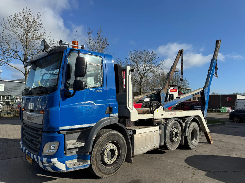 DAF CF 400 6X2 - EURO 6 + VDL P-18 + REMOTE + LIFT AXLE - Skip loader truck: picture 1 DAF CF 400 6X2 - EURO 6 + VDL P-18 + REMOTE + LIFT AXLE - Skip loader truck: picture 1