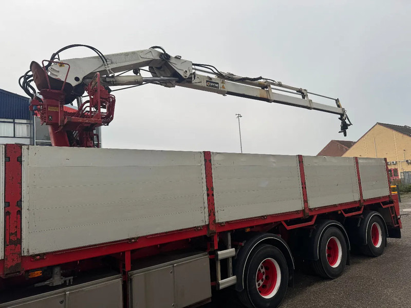 Floor FLO-17-30H + HIAB R-165-F1 - Dropside/ Flatbed semi-trailer: picture 4 Floor FLO-17-30H + HIAB R-165-F1 - Dropside/ Flatbed semi-trailer: picture 4