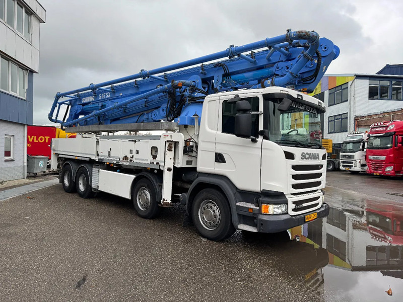 Scania G490 8X4 SCHWING S 47 R + REMOTE CONTROL HUB REDUCTION - Concrete pump truck: picture 3 Scania G490 8X4 SCHWING S 47 R + REMOTE CONTROL HUB REDUCTION - Concrete pump truck: picture 3
