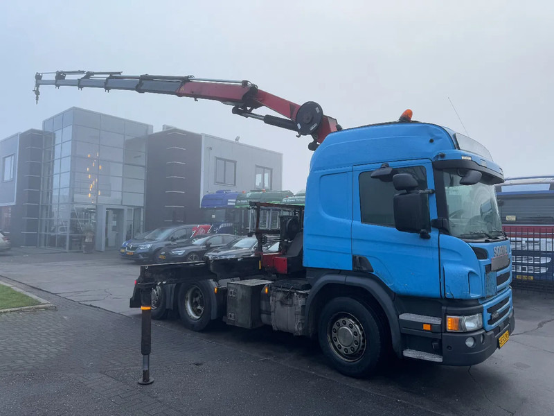 Scania P450 6X2 - EURO 6 + HMF 2620-K5 + REMOTE + LIFT AXLE - Crane truck: picture 2 Scania P450 6X2 - EURO 6 + HMF 2620-K5 + REMOTE + LIFT AXLE - Crane truck: picture 2