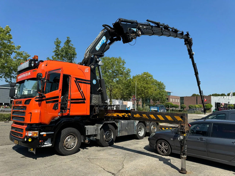 Scania R560 V8 8X2 + EFFER CRANE 1550 6S + FLYJIP 6XHYDR + REMOTE + WINCH - Crane truck: picture 2 Scania R560 V8 8X2 + EFFER CRANE 1550 6S + FLYJIP 6XHYDR + REMOTE + WINCH - Crane truck: picture 2