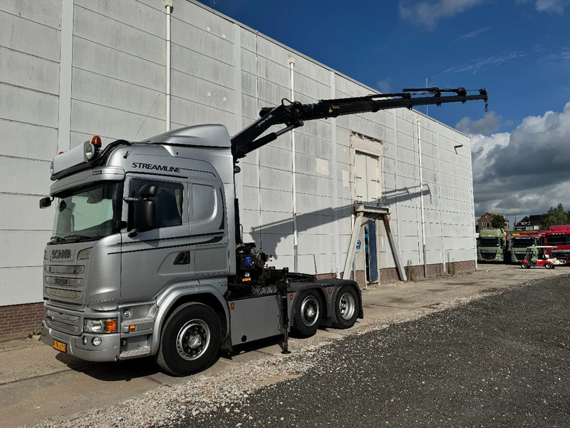 Scania R450 6X2 HMF 2120 K5 + REMOTE CONTROL - Tractor unit: picture 1 Scania R450 6X2 HMF 2120 K5 + REMOTE CONTROL - Tractor unit: picture 1