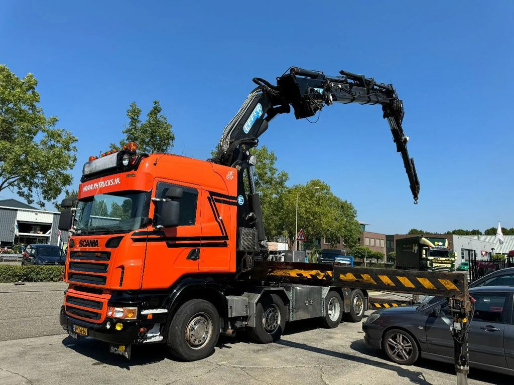 Scania R560 V8 8X2 + EFFER CRANE 1550 6S + FLYJIP 6XHYD - Tractor unit: picture 2 Scania R560 V8 8X2 + EFFER CRANE 1550 6S + FLYJIP 6XHYD - Tractor unit: picture 2